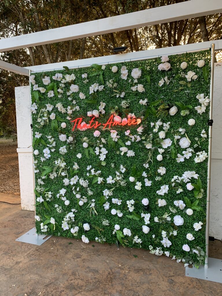 Flower wall hire Surrey