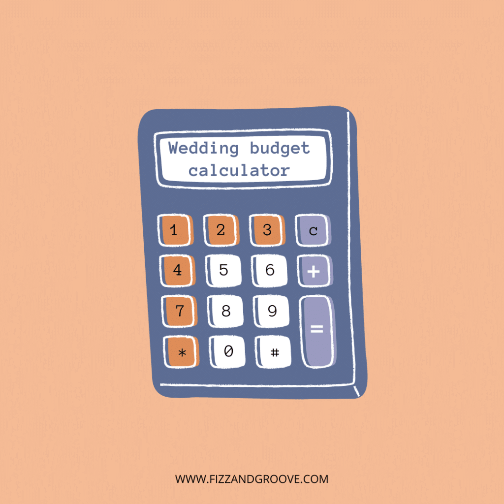 Wedding budget calculator