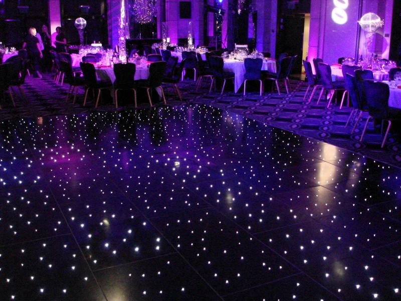 BLACK LED DANCE FLOOR